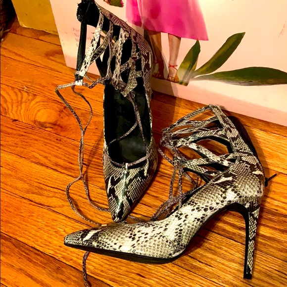 Jeffrey Campbell Shoes - 🐍Jeffrey Campbell for Free People Python Heels